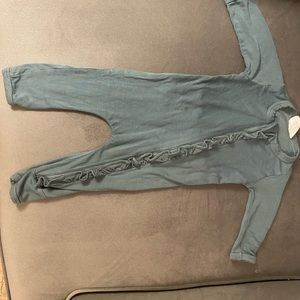 Spearmint love ruffle onsie